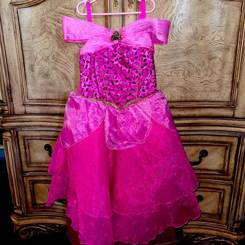 Disney Princess Dress Pink Aurora size 9/10 from Disney Store